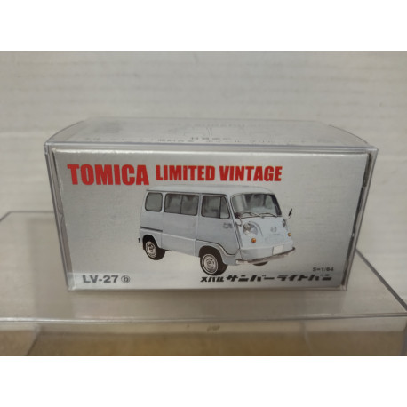 SUBARU SAMBAR 1:64 TOMICA LIMITED VINTAGE LV-27a