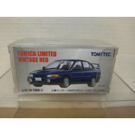 MITSUBISHI LANCER EVOLUTION IV 1:64 TOMICA LIMITED VINTAGE NEO LV-N186e