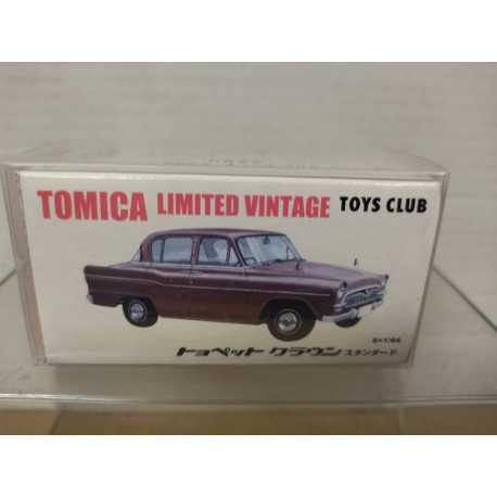 TOYOPET CROWN RED 1:64 TOMICA LIMITED VINTAGE TOYS CLUB