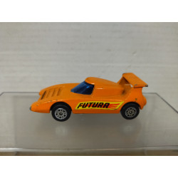 THE FUTURA ORANGE (2) apx 1:64 CORGI WHIZZWHEELS NO BOX