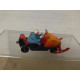 AMF SKI-DADDLER RED SNOWMOBILE (4) apx 1:64 CORGI WHIZZWHEELS NO BOX