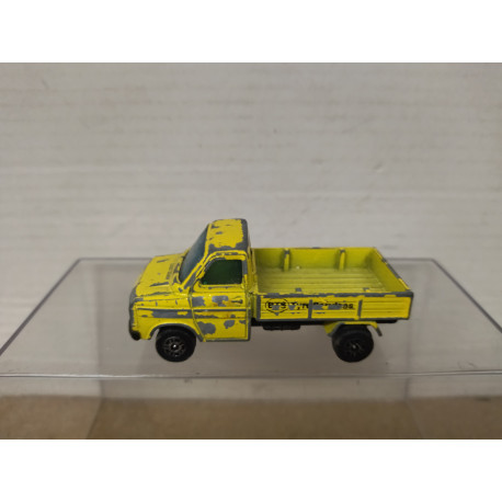 FORD TRANSIT PICKUP YELLOW (1) apx 1:64 CORGI NO BOX
