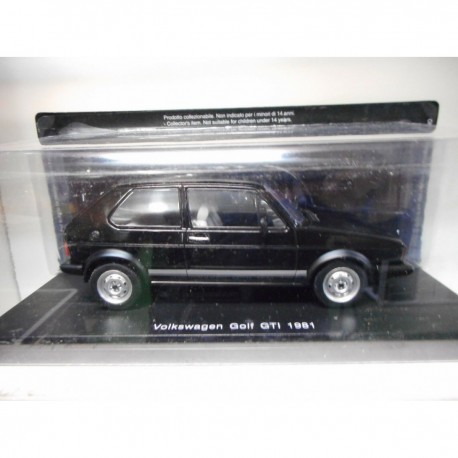 VOLKSWAGEN GOLF 1 GTI 1981 AUTO VINTAGE INOLVIDABLES SALVAT HACHETTE 1/24