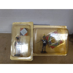 2 ABANDERADOS NAPOLEON ROTOS 1:32 HACHETTE FIGURES DEFECTUOSOS