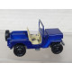 MITSUBISHI JEEP J3R BLUE 1:56/apx 1:64 TOMICA 25 NO BOX
