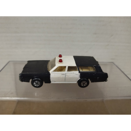 MERCURY COMMUTER POLICE CAR SUPERFAST 59/73 REPINTADO 1:72/apx 1:64 MATCHBOX NO BOX