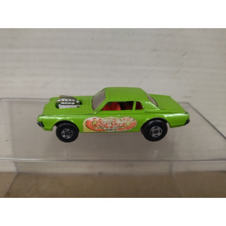 MERCURY COUGAR (RAT ROD DRAGSTER) SUPERFAST 62 1:66/apx 1:64 MATCHBOX NO BOX