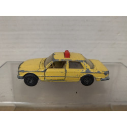 MERCEDES-BENZ W116 450 SEL TAXI SUPERFAST 56 1:68/apx 1:64 MATCHBOX NO BOX