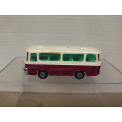 SETRA S80 AUTOBUS/COACH PURPLE SUPERFAST 12 (2) 1:100/apx 1:64 MATCHBOX NO BOX
