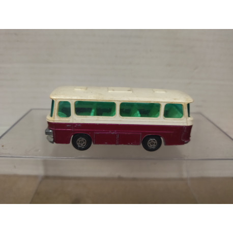 SETRA S80 AUTOBUS/COACH PURPLE SUPERFAST 12 (2) 1:100/apx 1:64 MATCHBOX NO BOX