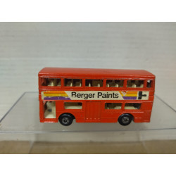 THE LONDONER AUTOBUS LONDON BERGER SUPERFAST 17 (3) 1:121/apx 1:64 MATCHBOX NO BOX
