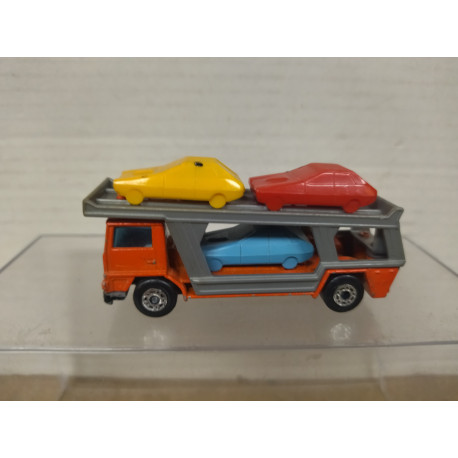 BEDFORD CAR TRANSPORT RED SUPERFAST 11 1:111/apx 1:64 MATCHBOX NO BOX