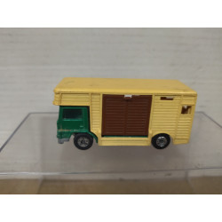 BEDFORD TRUCK HORSE-BOX GREEN SUPERFAST 49 1:92/apx 1:64 MATCHBOX NO BOX