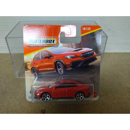 SUBARU WRX S4 STI 2024 RED 1:64 MATCHBOX 78/125