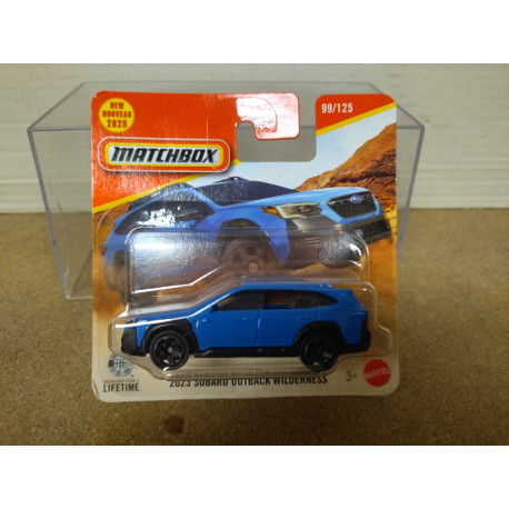 SUBARU OUTBACK WILDERNESS 2023 BLUE 1:64 MATCHBOX 99/125
