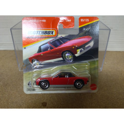 PORSCHE 914 1971 RED/BLACK 1:64 MATCHBOX 95/125