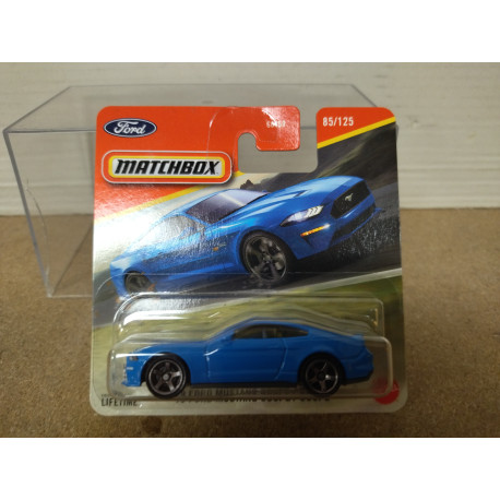 FORD MUSTANG 2019 COUPE BLUE 1:64 MATCHBOX 85/125