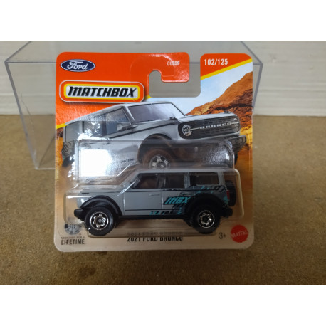 FORD BRONCO 2021 MBX GREY 1:64 MATCHBOX 102/125