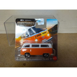 VOLKSWAGEN T2B 1973 BUS ORANGE/WHITE 1:64 MATCHBOX THE MOVIE 10/12