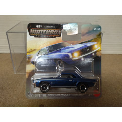 CHEVROLET CAMARO 1969 BLUE 1:64 MATCHBOX THE MOVIE 2/12