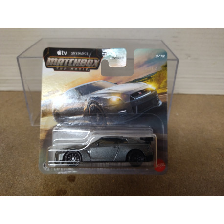 NISSAN GT-R 2020 NISMO GREY 1:64 MATCHBOX THE MOVIE 3/12