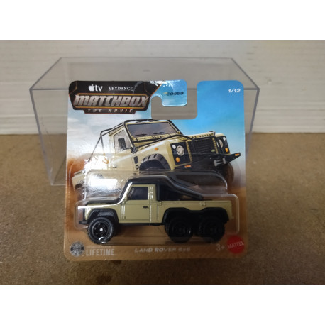 LAND ROVER PICKUP 6X6 BEIGE 1:64 MATCHBOX THE MOVIE 1/12
