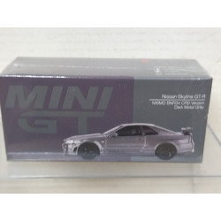 NISSAN SKYLINE GT-R NISMO BNR34 CRS DARK METAL GRAY 1:64 MINI GT 1160-R