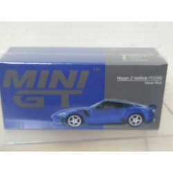 NISSAN Z VEILSIDE FFZ400 SEIRAN BLUE LHD 1:64 MINI GT 1167-L