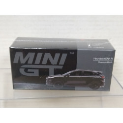 HYUNDAI KONA N PHANTOM BLACK LHD 1:64 MINI GT 1206-L