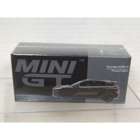 HYUNDAI KONA N PHANTOM BLACK LHD 1:64 MINI GT 1206-L
