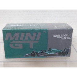ASTON MARTIN AMR24 2024 CANADIAN GP FORMULA F1 FERNANDO ALONSO 1:64 MINI GT 1113-L
