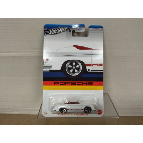 PORSCHE 356 SPEEDSTER WHITE 1/6 PORSCHE 1:64 HOT WHEELS