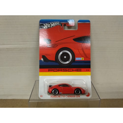 PORSCHE 718 CAYMAN GT4 RED 5/6 PORSCHE 1:64 HOT WHEELS