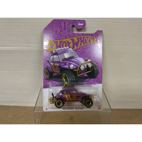 VOLKSWAGEN BEETLE BAJA BUG 1/6 57 ANNIVERSARY 1:64 HOT WHEELS
