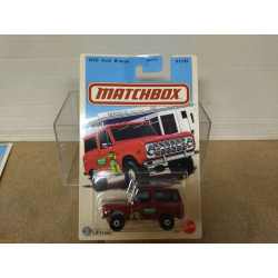 FORD BRONCO 1971 RED 1/5 1:64 MATCHBOX