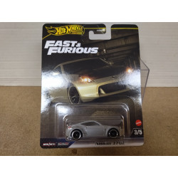NISSAN 370Z GREY 3/5 FAST & FURIOUS 1:64 HOT WHEELS PREMIUM