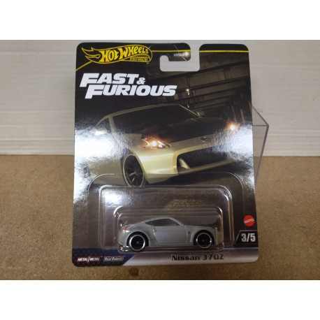 NISSAN 370Z GREY 3/5 FAST & FURIOUS 1:64 HOT WHEELS PREMIUM