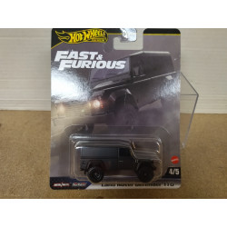 LAND ROVER 110 DEFENDER 4/5 FAST & FURIOUS 1:64 HOT WHEELS PREMIUM