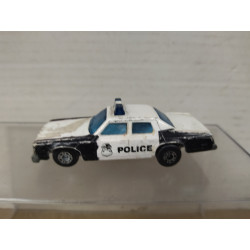 PLYMOUTH GRAN FURY POLICE CAR SUPERFAST 10 (1) 1:72/apx 1:64 MATCHBOX NO BOX