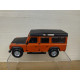 LAND ROVER 110 DEFENDER ORANGE/BLACK 1:32 BBURAGO NO BOX