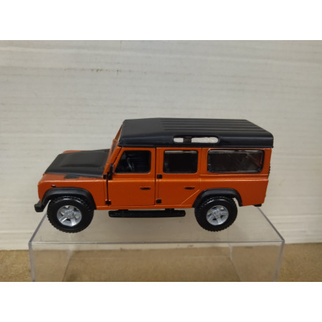 LAND ROVER 110 DEFENDER ORANGE/BLACK 1:32 BBURAGO NO BOX