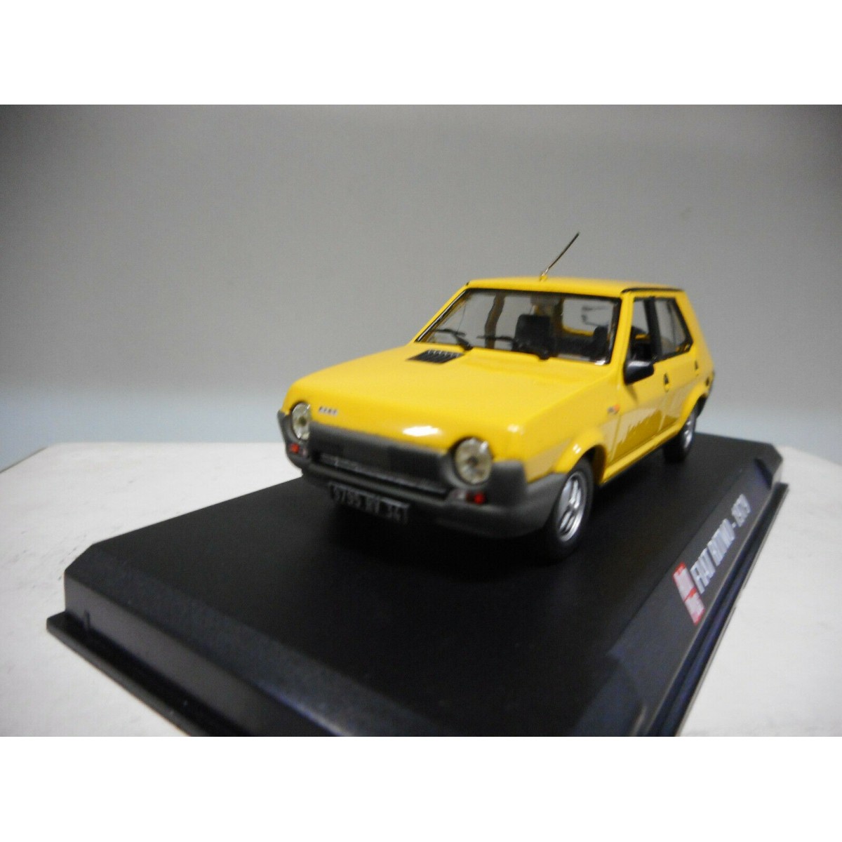 FIAT RITMO 1979 YELLOW AUTOPLUS IXO 1:43 HARD BOX - BCN STOCK CARS
