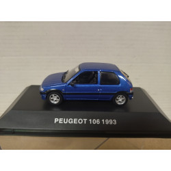 PEUGEOT 106 1993 BLUE 1:43 IXO JM