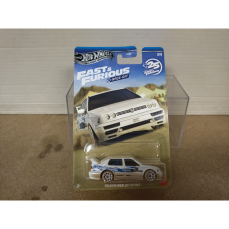 VOLKSWAGEN JETTA MK3 3/5 25Th ANNIV FAST & FURIOUS 1:64 HOT WHEELS