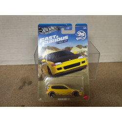 HONDA CIVIC EG 5/5 25Th ANNIV FAST & FURIOUS 1:64 HOT WHEELS