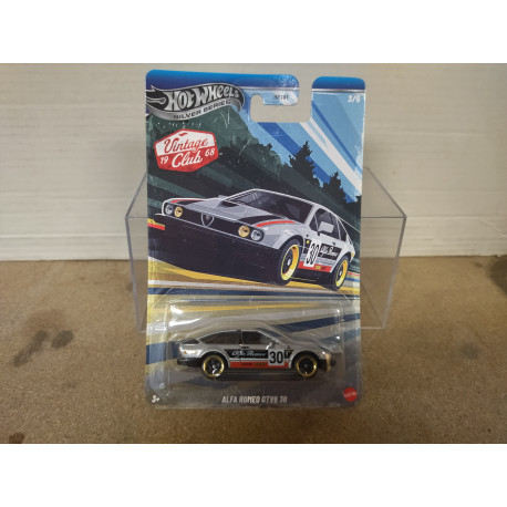 ALFA ROMEO GTV6 n30 GREY VINTAGE CLUB 3/5 1:64 HOT WHEELS SILVER SERIES