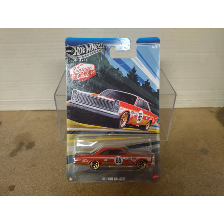 FORD GALAXIE 1965 VINTAGE CLUB 4/5 1:64 HOT WHEELS SILVER SERIES