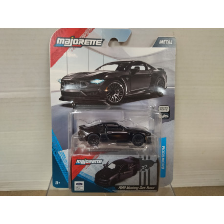 FORD MUSTANG DARK HOUSE BLACK SHOWROOM DELUXE /apx 1:64 MAJORETTE