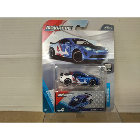 ALPINE A110R BLUE/RED SHOWROOM DELUXE /apx 1:64 MAJORETTE