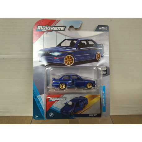 BMW E30 M3 BLUE SHOWROOM DELUXE /apx 1:64 MAJORETTE